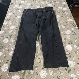 Vintage Levis 505 Black Jeans Mens 36x29 Straight Charcoal Denim Western 90s Y2K